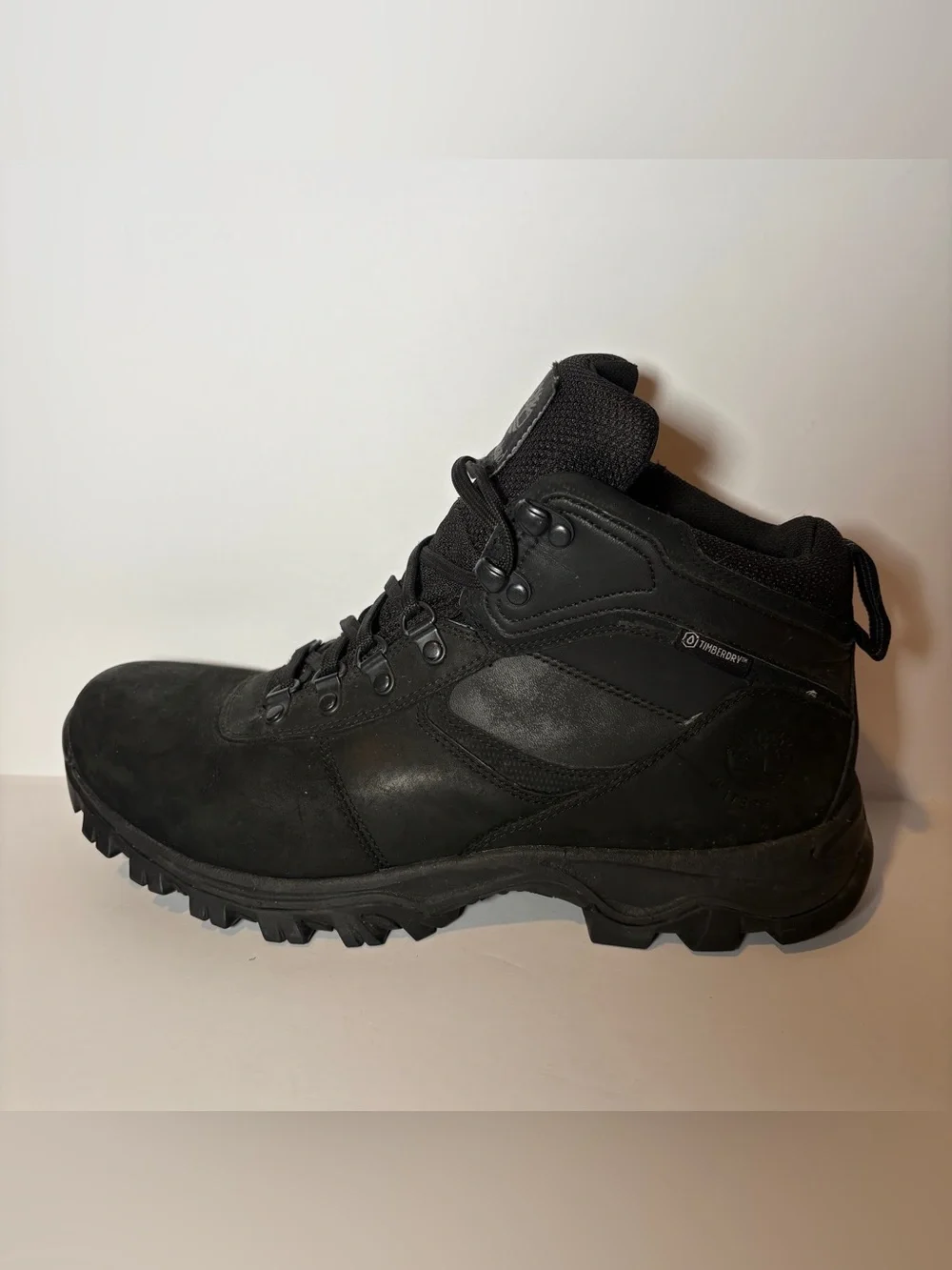 Timberland Mt. Maddsen Mid Waterproof Hiking Boots Men's Size 10 Black